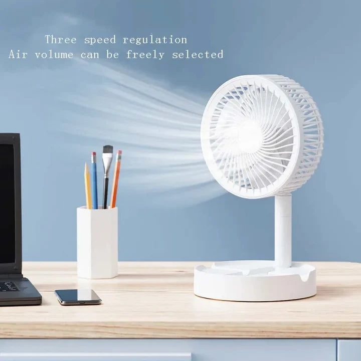 Foldable & Rechargeable Desk Fan