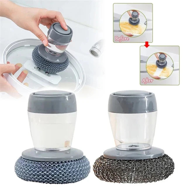 Soap Dispensing & Dishwashing Brush